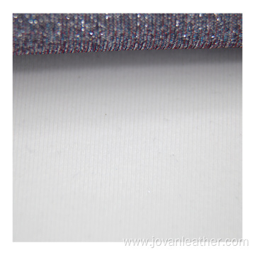 Chunky glitter sheets PU vinyl leather for shoes